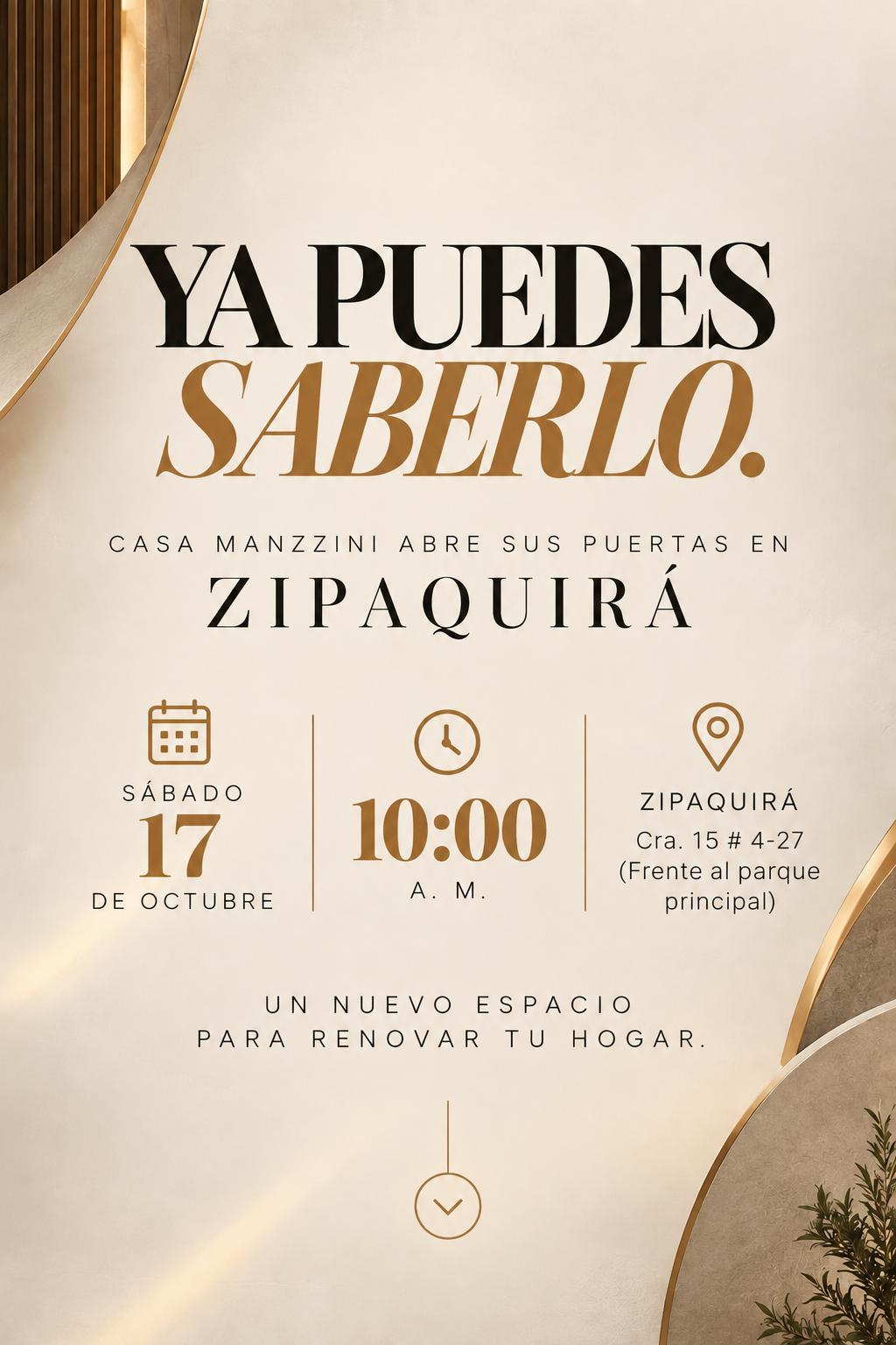 Anuncio elegante de apertura Casa Manzzini.png
