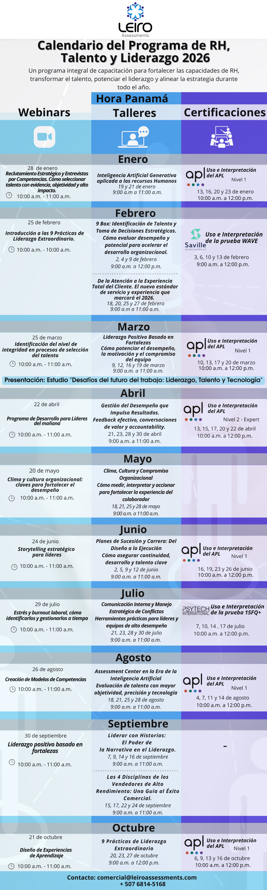 Actividades 2026 Leiro Assessments - ACTUALIZADO - AGOSTO (1).png